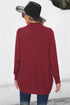 Pocket Knitted Solid Color Cardigan